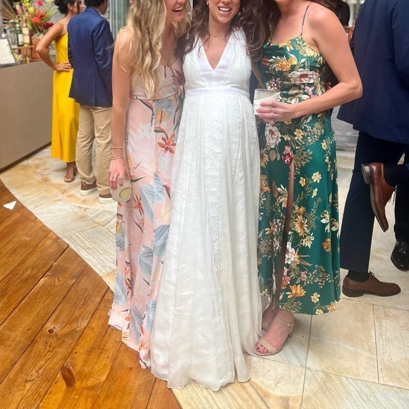 Show Me Your Mumu Godshaw Goddess Gown Maxi Dress Floral Paradise Party XS - Picture 6 of 6